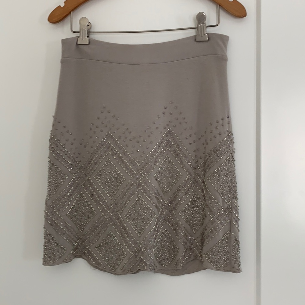 Beaded mini skirt